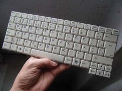 Teclado P O Netbook Lg Lgx11 X110 Cor Branco Com Ç