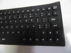 Imagem do Teclado Flexível De Silicone Usb Dobrável Para Notebook Pc