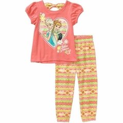 Conjunto De Blusa E Legging Menina Disney Personagem Frozen - comprar online