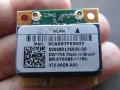 Placa Wireless P O Note Dell 14 3421 3421-a10 Dw1705 0y0hn8 na internet