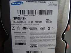 Hd Para Pc Desktop Samsung 80gb Sp0842n 3,5 Ide na internet