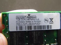 Memória P Note Markvision 1gb Ddr2 667mhz Cl5 Pc5300s na internet
