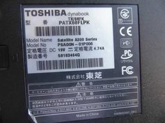 Carcaça Inferior Chassi Base P O Note Toshiba Dynabook A300 - loja online