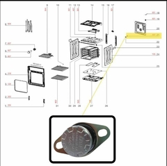 Protetor Térmico cavidade Para O Forno Electrolux Oe9sx 65º C na internet
