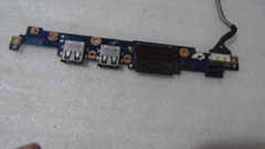 Placa Usb Botão Power Para O Notebook Samsung Np670z5e - comprar online