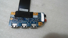 Placa De Áudio + Usb Para Notebook Sony Pcg-61313l Vpcea24fm