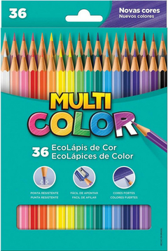 Lápis de Cor - 36 Núcleos - Multicolor (7891360587491)