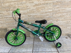 bicicleta aro 16 verde