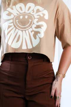 T-Shirt Cropped Kindness - comprar online