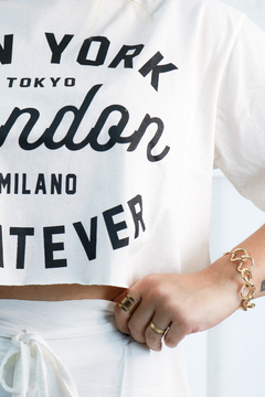 T-Shirt Cropped New York - comprar online