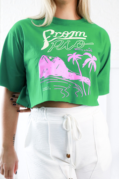 T-Shirt Cropped Rio - Pura Vaidade