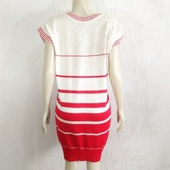 vestido de tricot listrado - comprar online