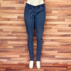 Calça Jeans Com Elástico Collins - Mamá Shop Brechó