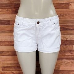 Short Branco em Brim Zara - comprar online