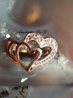 Anillo Silver Crystal Heart - comprar online