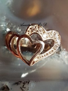 Anillo Silver Crystal Heart - tienda online