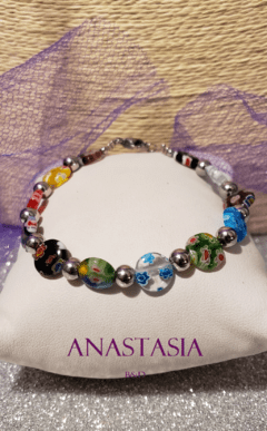 Pulsera Murano Plate