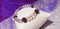 Pulsera Silver Ambar Violet - comprar online