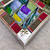Caja de té o alhajero con tejido andino (9 div.) Mod.9159 - comprar online