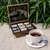 Caja de té o alhajero con tejido andino (9 div.) Mod.9162 - Flecharte