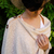 Poncho with buttons - White on internet