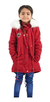 Campera Parka Nena Invierno Interior Tipo Polar Capucha 1283