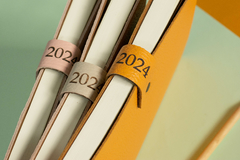 Agenda 2024 de cuero Color Maíz en internet