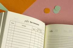 Agenda 2024 de cuero Color Rosa - comprar online