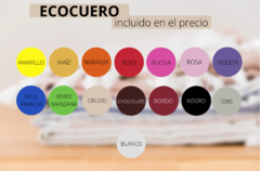Juego De Living Sillón 2 Cps Ecocuero/Jacquard Premium - tienda online