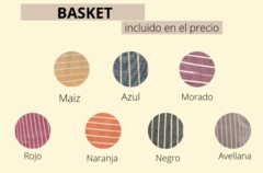 Imagen de Almohadón Basket Con Cierre 55x55 Cm X 2 UNIDADES o