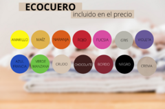 Colchoneta Chica Multiuso 50 X 80 Cm Eco Cuero - comprar online