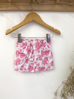 SHORT BB FLORES FUXIA