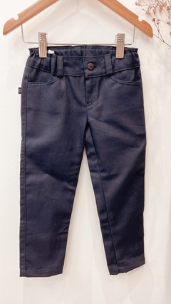 PANTALÓN GABARDINA AZUL