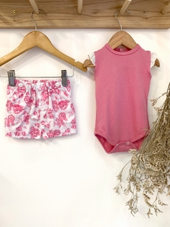 SHORT BB FLORES FUXIA - comprar online