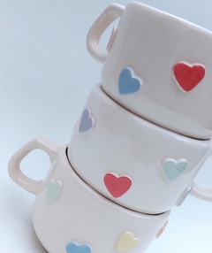 Taza corazones - comprar online