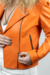 Campera Biker Bassic Orange - Daglio Cueros