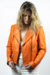 Campera Biker Bassic Orange - tienda online