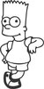 Adesivo Bart Simpson - comprar online