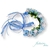 Arranjo de flores (Azul e branco) - 6 - comprar online