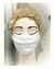 Máscara malha 3D branca