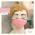 Máscara lisa com viés (rosa bebê) - comprar online