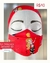 KIT Máscara Infantil 3D Vermelha Estampa Sereia