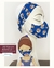 KIT Máscara Infantil 3D + Máscara boneca (o) - Azul Doguinho