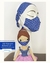 KIT Máscara Infantil 3D + Máscara boneca (o) - Azul Poá
