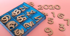 NUMEROS DE MADERA