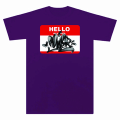 Camiseta Power Caps x Vespa / Hello My Name's Purple - comprar online