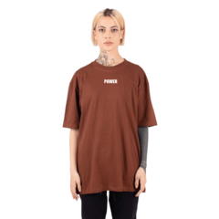 Camiseta Power Caps Basic Classic Brown