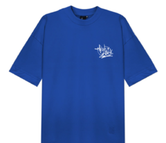 Camiseta Tag Front Back - Arte by Vespa Azul Royal