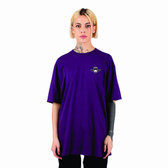 Camiseta Power Caps Basic Small Logo Purple