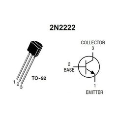 Transistor NPN 2N2222a - comprar online